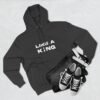 Chess King Three-Panel Fleece Hoodie - Like A King Hoodie for the Chess Mover in You