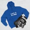 Chess King Three-Panel Fleece Hoodie - Like A King Hoodie for the Chess Mover in You