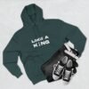 Chess King Three-Panel Fleece Hoodie - Like A King Hoodie for the Chess Mover in You