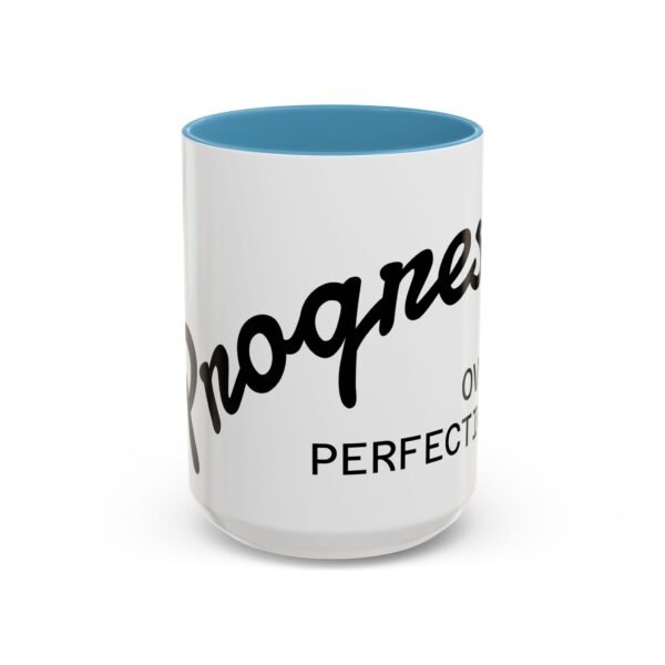 10647677652263436482_2048-1.jpeg Accent Coffee Mug — Progress Over Perfection Motivational Ceramic Mug
