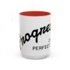 16154703830947279089_2048-1.jpeg Accent Coffee Mug — Progress Over Perfection Motivational Ceramic Mug
