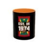 10399766447921540421_2048.jpeg 1974 Established Coffee Mug — Retro Grenadian Flag Design (11oz, 15oz)