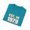 1979 Retro Established T-Shirt  Saint Lucian Independence— EST. IN 1979 Vintage Badge Tee