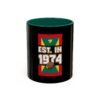 12153993016979997422_2048.jpeg 1974 Established Coffee Mug — Retro Grenadian Flag Design (11oz, 15oz)