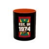 13076793610880245589_2048.jpeg 1974 Established Coffee Mug — Retro Grenadian Flag Design (11oz, 15oz)