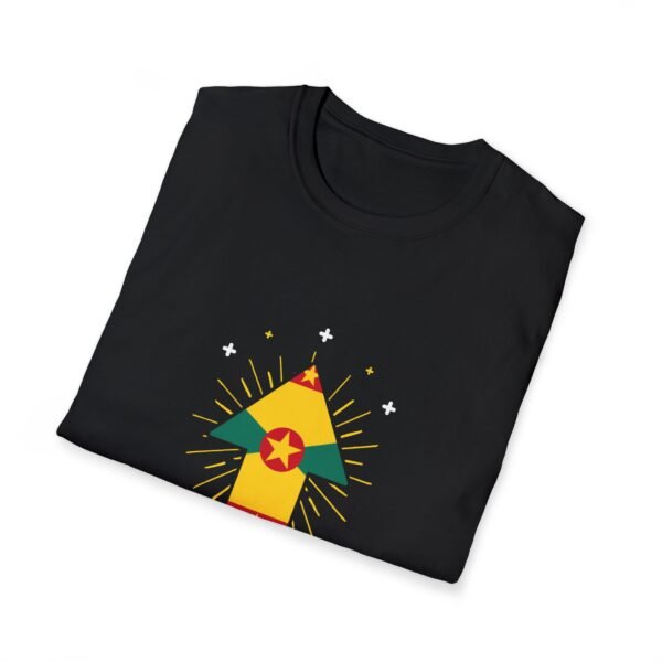 13102066683116514707_2048.jpeg Grenadian Leveling Up T-Shirt — Grenada Flag Rocket Independence Tee