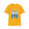 1979 Retro Established T-Shirt  Saint Lucian Independence— EST. IN 1979 Vintage Badge Tee