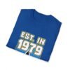 1979 Retro Established T-Shirt  Saint Lucian Independence— EST. IN 1979 Vintage Badge Tee