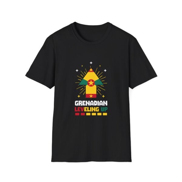 14062911815780023286_2048.jpeg Grenadian Leveling Up T-Shirt — Grenada Flag Rocket Independence Tee