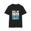 1979 Retro Established T-Shirt  Saint Lucian Independence— EST. IN 1979 Vintage Badge Tee