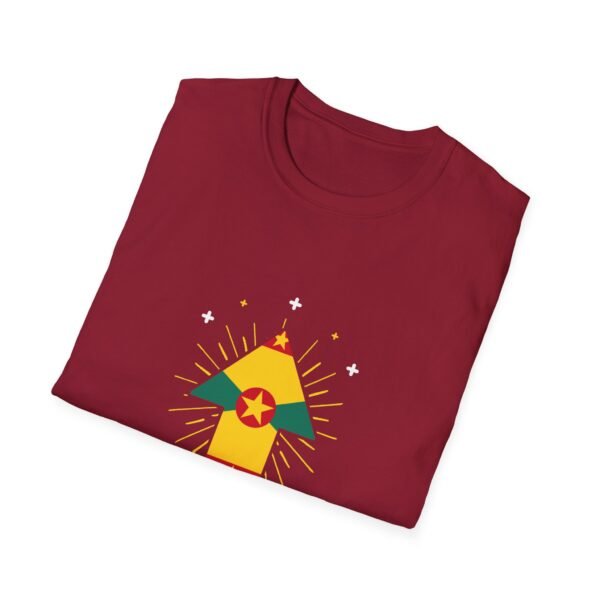 4185783708400092651_2048.jpeg Grenadian Leveling Up T-Shirt — Grenada Flag Rocket Independence Tee