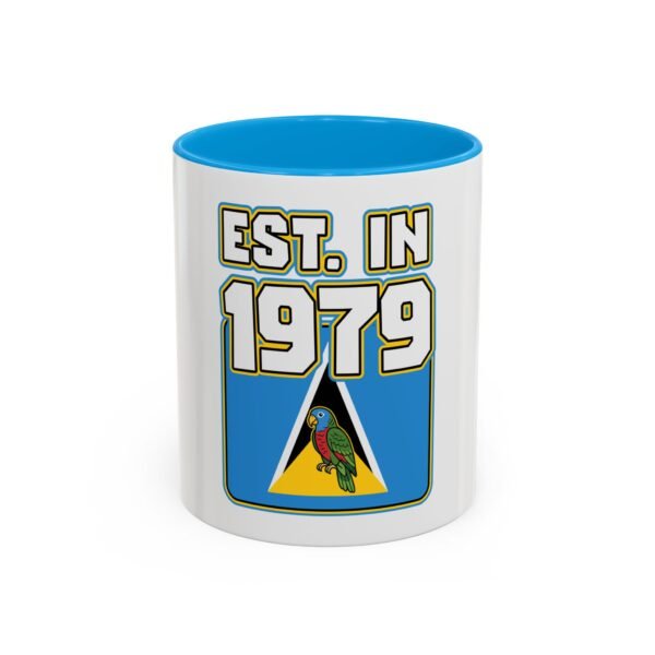 4854558498967567861_2048-1.jpeg Saint Lucian Established in 1979 Mug