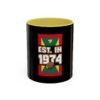 5727520792070600936_2048.jpeg 1974 Established Coffee Mug — Retro Grenadian Flag Design (11oz, 15oz)