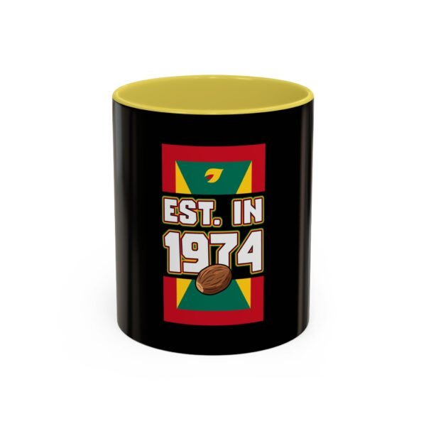 5727520792070600936_2048.jpeg 1974 Established Coffee Mug — Retro Grenadian Flag Design (11oz, 15oz)