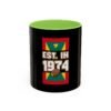 5788573477294395871_2048.jpeg 1974 Established Coffee Mug — Retro Grenadian Flag Design (11oz, 15oz)