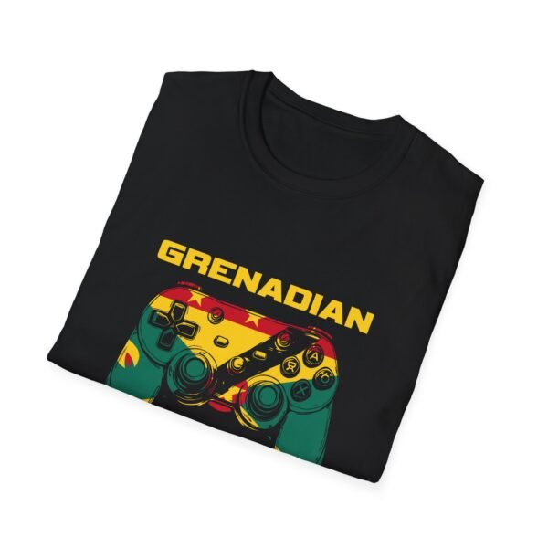 608515040901870630_2048.jpeg Grenadian Game Controller T-Shirt — Retro Flag Gamer Tee