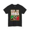 T-Shirt — "EST. in 1983" St. Kitts & Nevis Retro Pelican Flag Tee