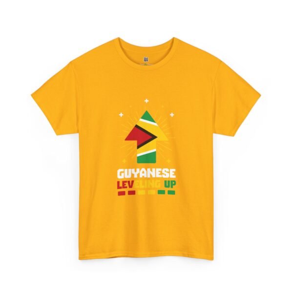 Guyanese Leveling Up T‑Shirt — Guyana Flag Pride Tee