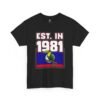 1981 Toucan Retro T‑Shirt — Established 1981 Vintage Bird Graphic Tee