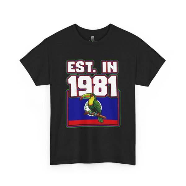 1981 Toucan Retro T‑Shirt — Established 1981 Vintage Bird Graphic Tee