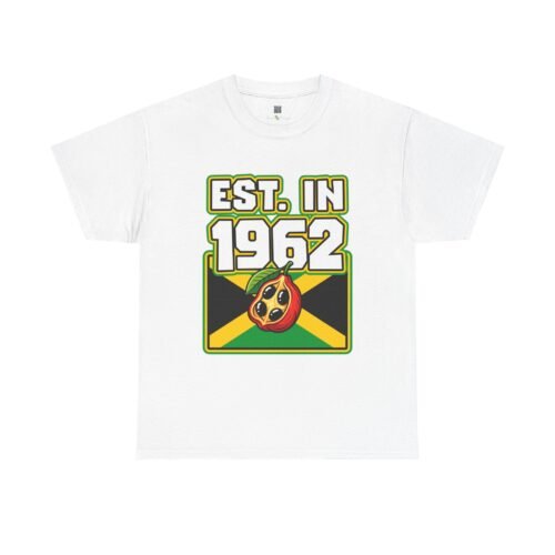 T-Shirt — EST. in 1962 Jamaican Flag Ackee Graphic Tee
