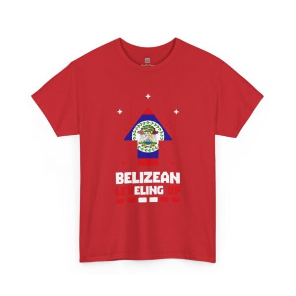 Belizean Leveling Up T-Shirt — Belize Flag & Crest Graphic Tee