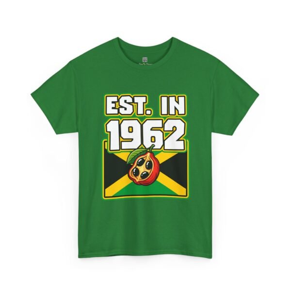 T-Shirt — EST. in 1962 Jamaican Flag Ackee Graphic Tee