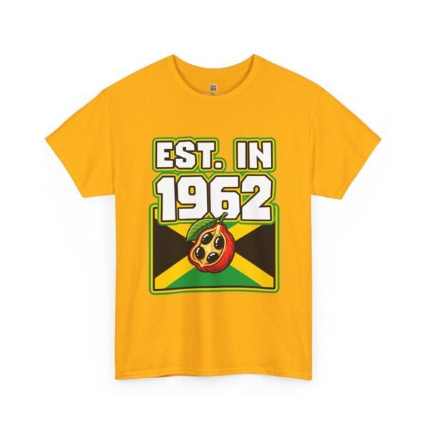 T-Shirt — EST. in 1962 Jamaican Flag Ackee Graphic Tee