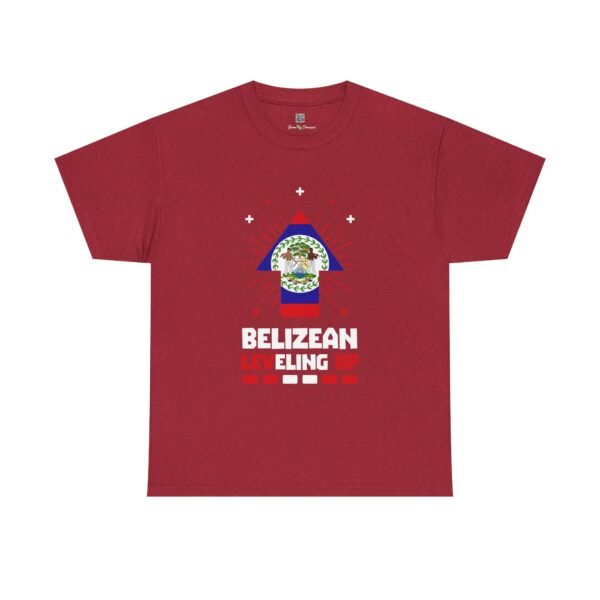 Belizean Leveling Up T-Shirt — Belize Flag & Crest Graphic Tee