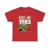 T-Shirt — "EST. in 1983" St. Kitts & Nevis Retro Pelican Flag Tee