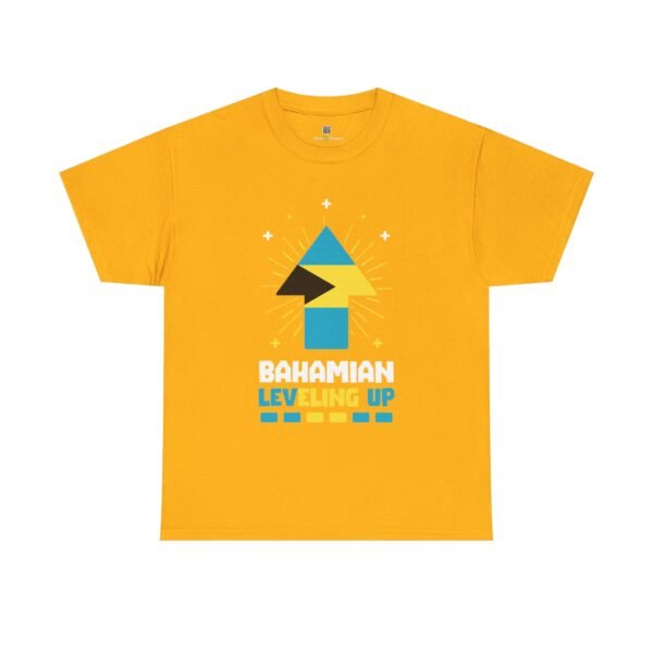Bahamian Leveling Up T-Shirt — Bahama Flag Up Arrow Pride Tee
