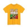 T-Shirt — "EST. in 1983" St. Kitts & Nevis Retro Pelican Flag Tee