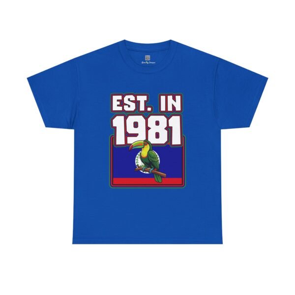 1981 Toucan Retro T‑Shirt — Established 1981 Vintage Bird Graphic Tee