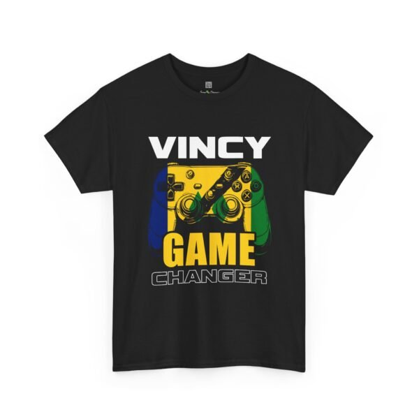 Game Changer T-Shirt — Vincy Gaming Controller Tee (Saint Vincent Pride)