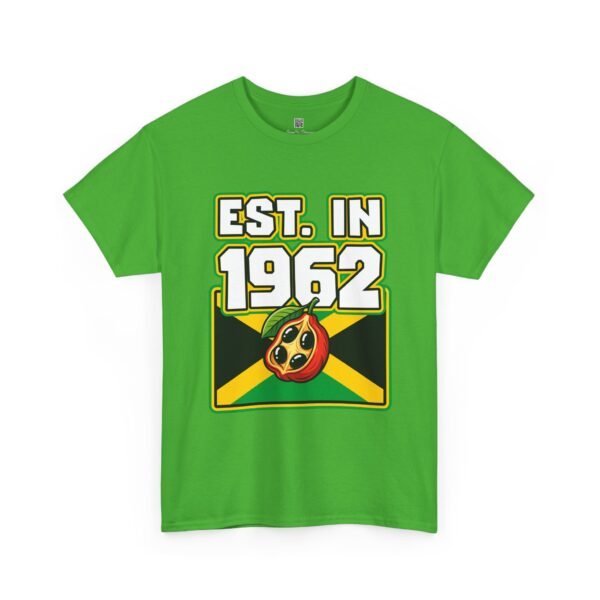 T-Shirt — EST. in 1962 Jamaican Flag Ackee Graphic Tee