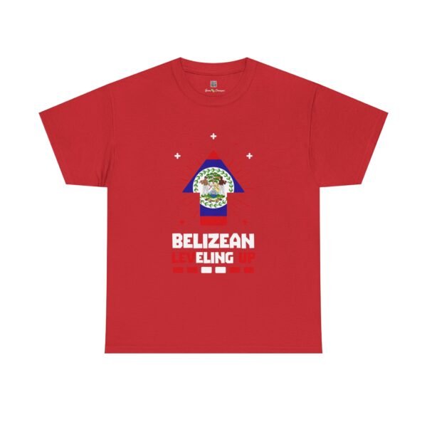 Belizean Leveling Up T-Shirt — Belize Flag & Crest Graphic Tee