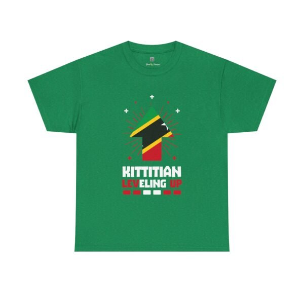 Kittitian Leveling Up T-Shirt — St. Kitts Flag Birthday Tee