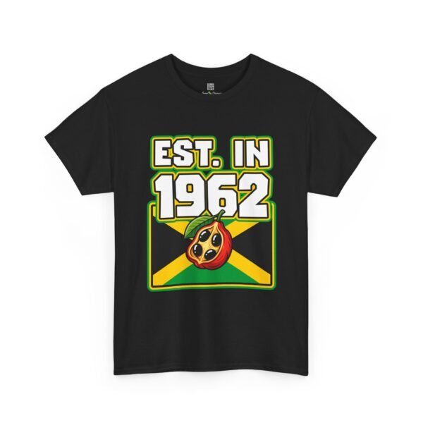 T-Shirt — EST. in 1962 Jamaican Flag Ackee Graphic Tee