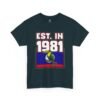 1981 Toucan Retro T‑Shirt — Established 1981 Vintage Bird Graphic Tee