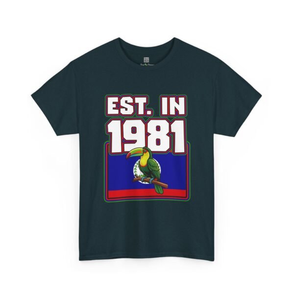 1981 Toucan Retro T‑Shirt — Established 1981 Vintage Bird Graphic Tee