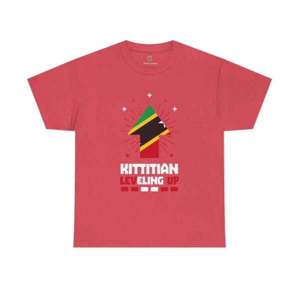 Kittitian Leveling Up T-Shirt — St. Kitts Flag Birthday Tee