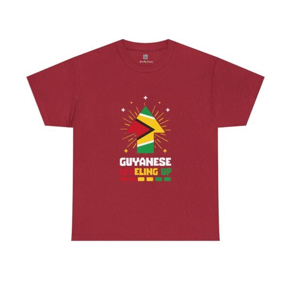 Guyanese Leveling Up T‑Shirt — Guyana Flag Pride Tee
