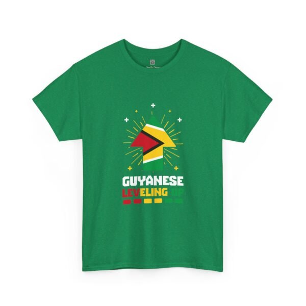 Guyanese Leveling Up T‑Shirt — Guyana Flag Pride Tee