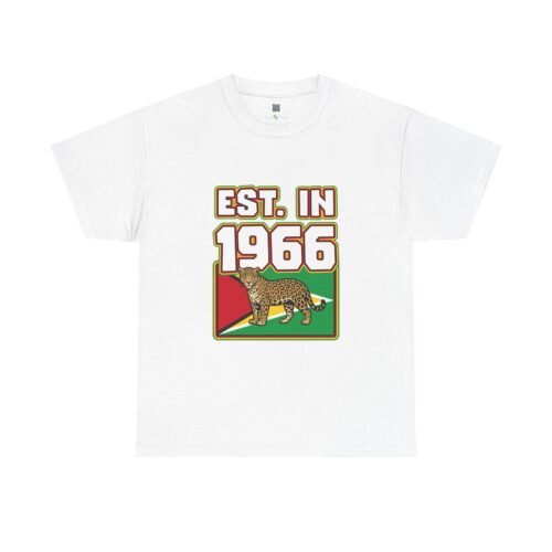 "EST. IN 1966" Vintage Leopard Graphic Tee (Retro Heritage Pride)