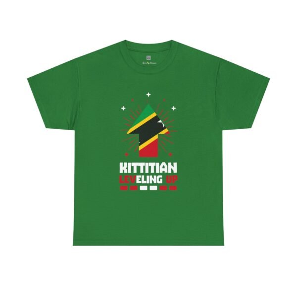 Kittitian Leveling Up T-Shirt — St. Kitts Flag Birthday Tee