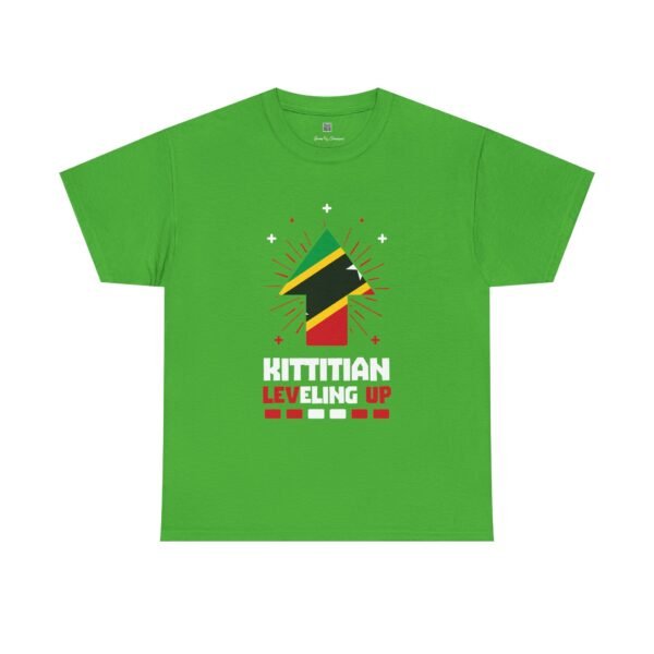 Kittitian Leveling Up T-Shirt — St. Kitts Flag Birthday Tee