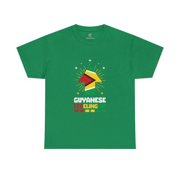 Guyanese Leveling Up T‑Shirt — Guyana Flag Pride Tee