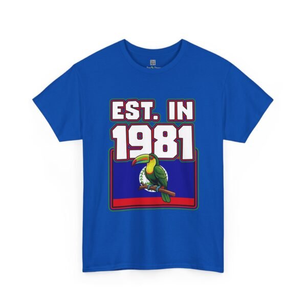 1981 Toucan Retro T‑Shirt — Established 1981 Vintage Bird Graphic Tee