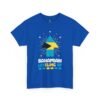 Bahamian Leveling Up T-Shirt — Bahama Flag Up Arrow Pride Tee