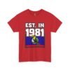 1981 Toucan Retro T‑Shirt — Established 1981 Vintage Bird Graphic Tee